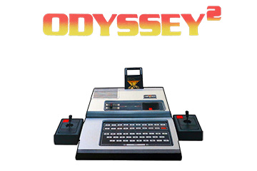Odyssey 2 legacy video game console illustration